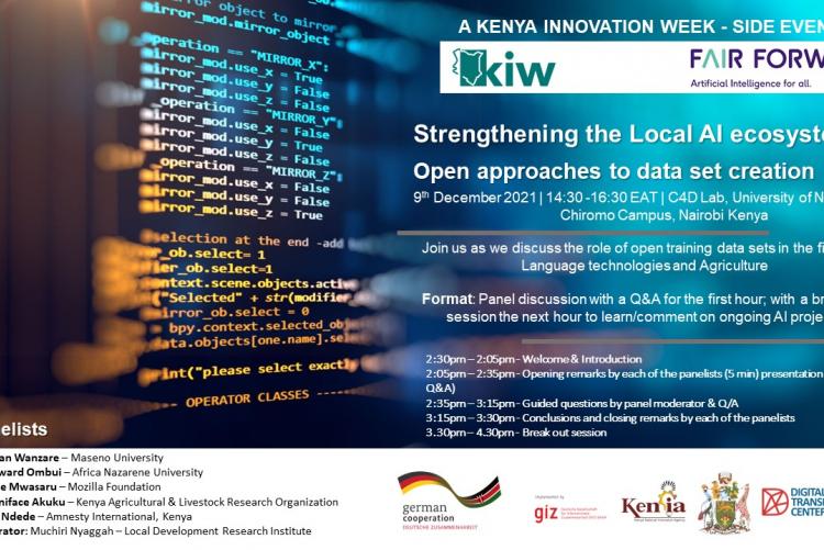 Strengthening the local AI ecosystem through an open approach to data set creation